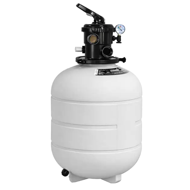 Sand filters with air blowing