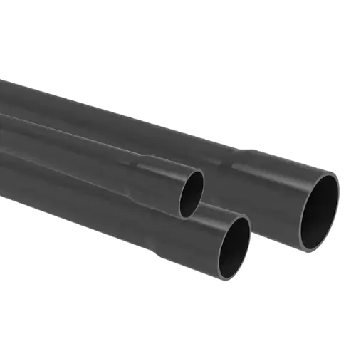 U-PVC solvent-cured socket pressure pipes (PN10)